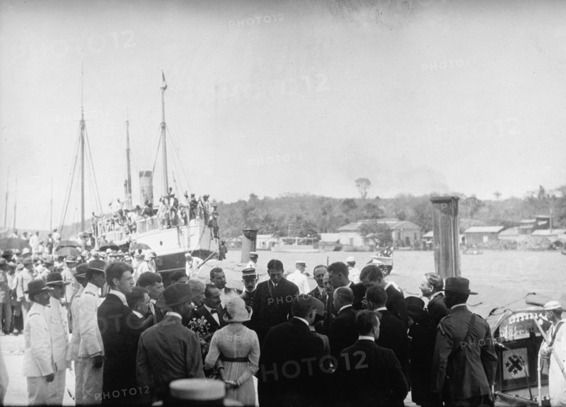 Philander C. Knox Visit To Central America And The West Indies - Knox In San Domingo, 1912. [US politician].