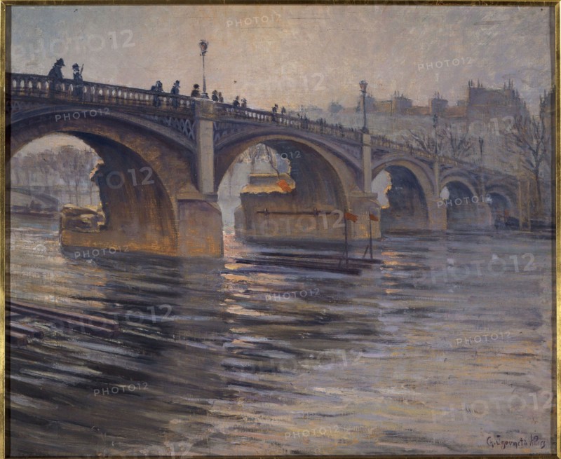 View of the Pont de la Tournelle, 4th and 5th arrondissements, c1915 — 1925.