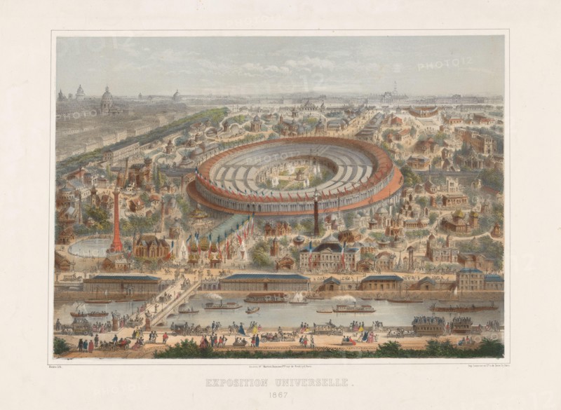 The 1867 Exposition Universelle in Paris (Exposition Universelle de 1867), 1867. Private Collection.