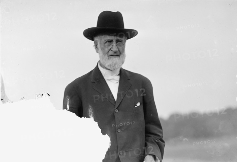 Wright Flights - Bishop Milton Wright, Father of Wilbur And Orville Wright, Dayton, Ohio, 1909.