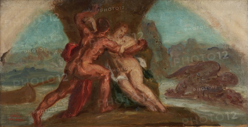 Esquisse pour le salon de la Paix de l'Hôtel de Ville de Paris. Hercule délivrant Hésione, between 1852 and 1854.