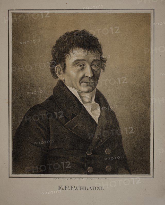Portrait of the physicist Ernst Florens Friedrich Chladni (1756-1827). Private Collection.