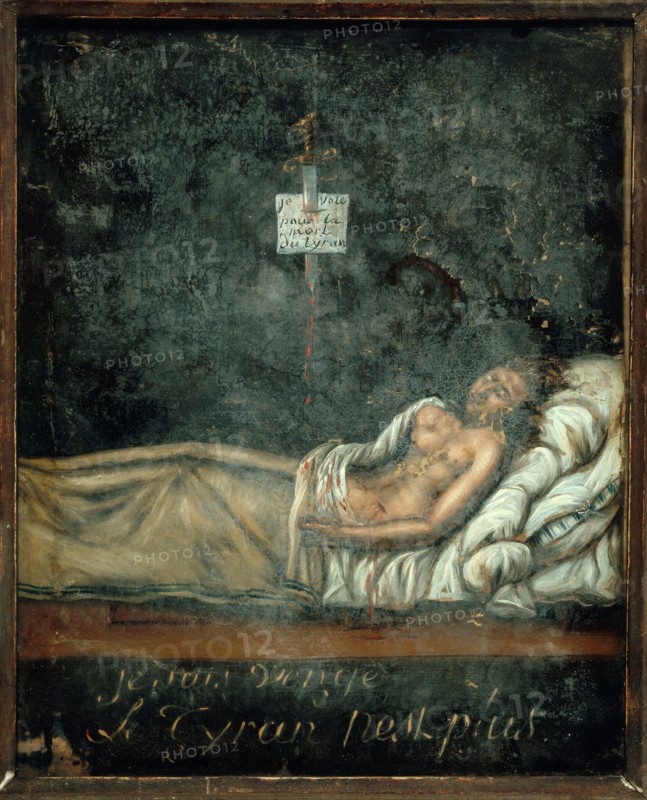Portrait de Louis-Michel Le Peletier de Saint-Fargeau (1760-1793), sur son lit de mort, c1793.
