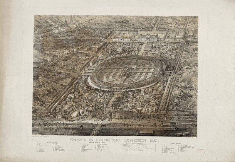 The 1867 Exposition Universelle in Paris (Exposition Universelle de 1867), 1867. Private Collection.