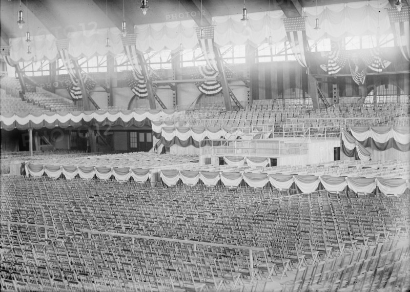 Fifth Regiment Armory, Baltimore, Maryland - Interior Ready For Democratic National Convention, 1912.