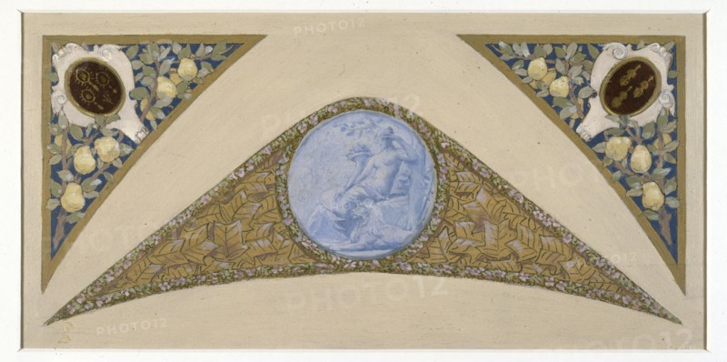 Sketch for the 'festival staircase' at the Hotel de Ville in Paris: Virgo, between 1888 and 1898.