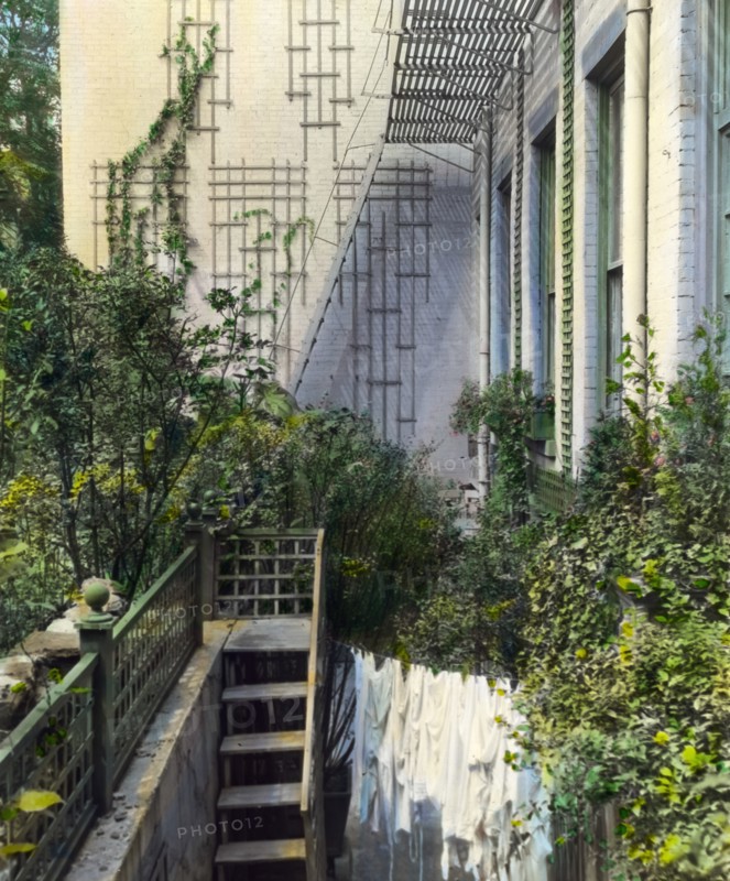 Flagstones, Charles Clinton Marshall house, 117 West 55th Street, New York, New York, 1922.
