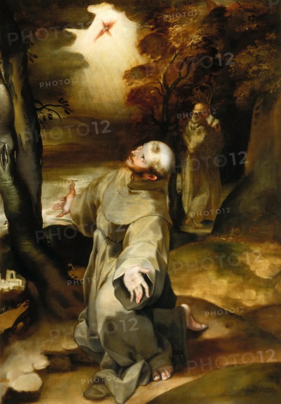 Saint Francis of Assisi Receiving the Stigmata, 1594-1595. Creator: Barocci, Federigo (1528-1612).