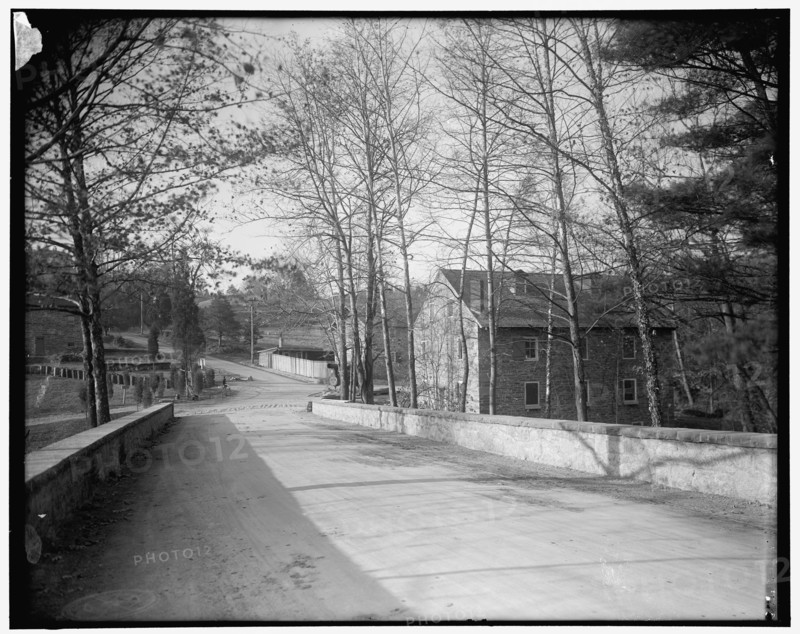 Rock Creek Park scenes: Pierce Mill, between 1910 and 1920. Creator: Harris & Ewing.