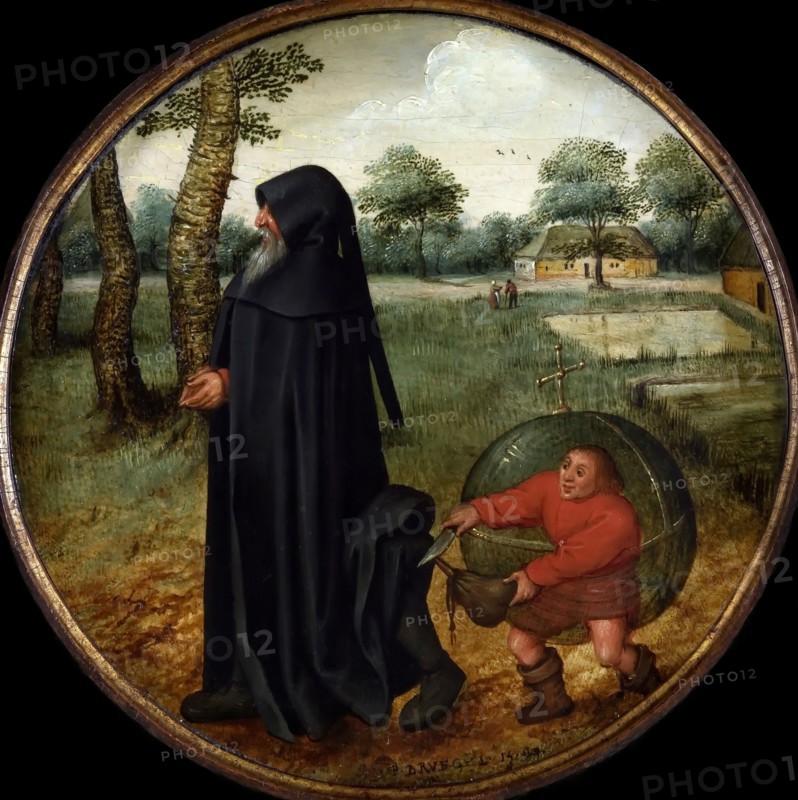 I Mourn because the World is so Untrustworthy , End of 16th cen. Creator: Brueghel, Pieter, the Younger (1564-1638).