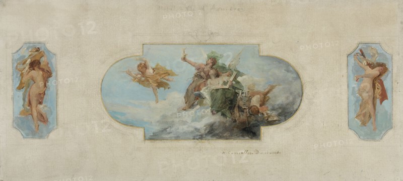 Sketch for the town hall in Asnieres: Allegory of the Arts (ceiling of reception hall), between 1900 and 1903.