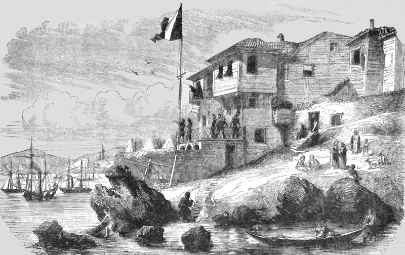'Head-Quarters of Marshal Arnaud at Gallipoli', 1854. Creator: Unknown.
