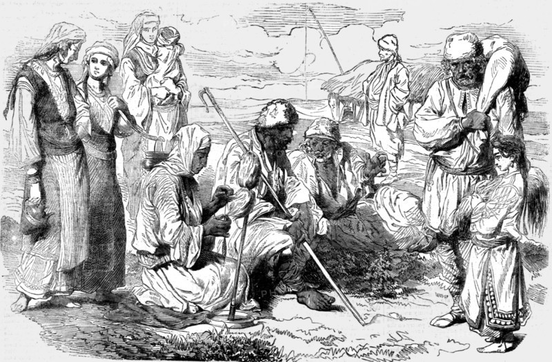 'Group of Bulgarians; Daunbian Principalities 1854', 1854. Creator: Unknown.