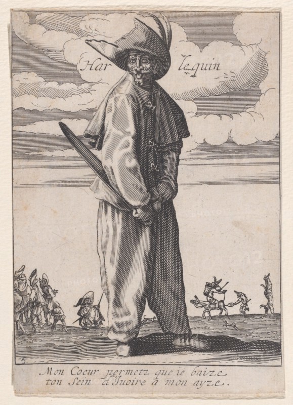 Le Zani ou Scapin, from Les Trois Pantalons pièces appélees Les Trois Acteurs, 17th century. Creator: Anon.