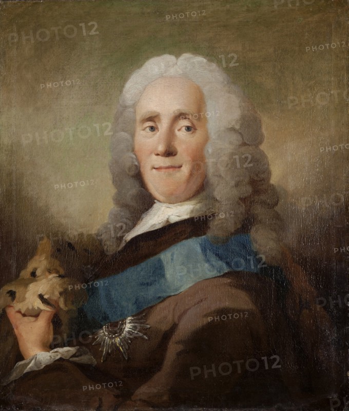Portrait of Johan Ludvig von Holstein (1694-1763), Danish Minister of state, before 1757. Creator: Pilo, Carl Gustaf (1711-1793).