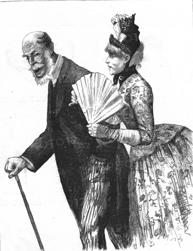 'A Visit to Monte Carlo, The Lady with a special "System"', 1886.  Creator: Paul Charles Renouard.