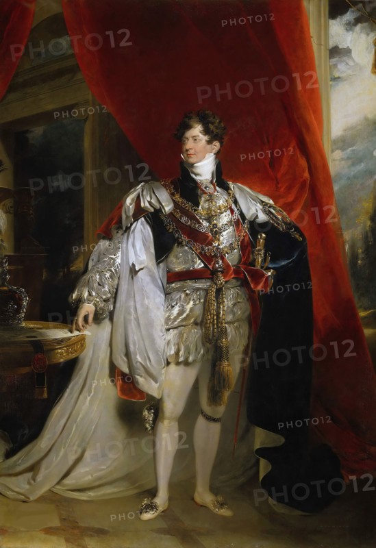 George IV (1762-1830). King of the United Kingdom, in his Coronation Robes, 1816. Creator: Lawrence, Sir Thomas (1769-1830).