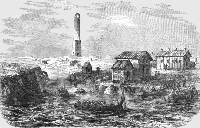 'The Landings at the Island of Kong-Kars--one of the Aland Group', 1854. Creator: Unknown.