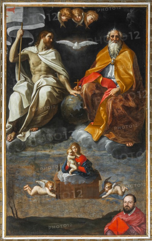 The Trinity with the Madonna of Loreto and the donator cardinal Antonio Maria Gallo, 1603-1604. Creator: Reni, Guido (1575-1642).