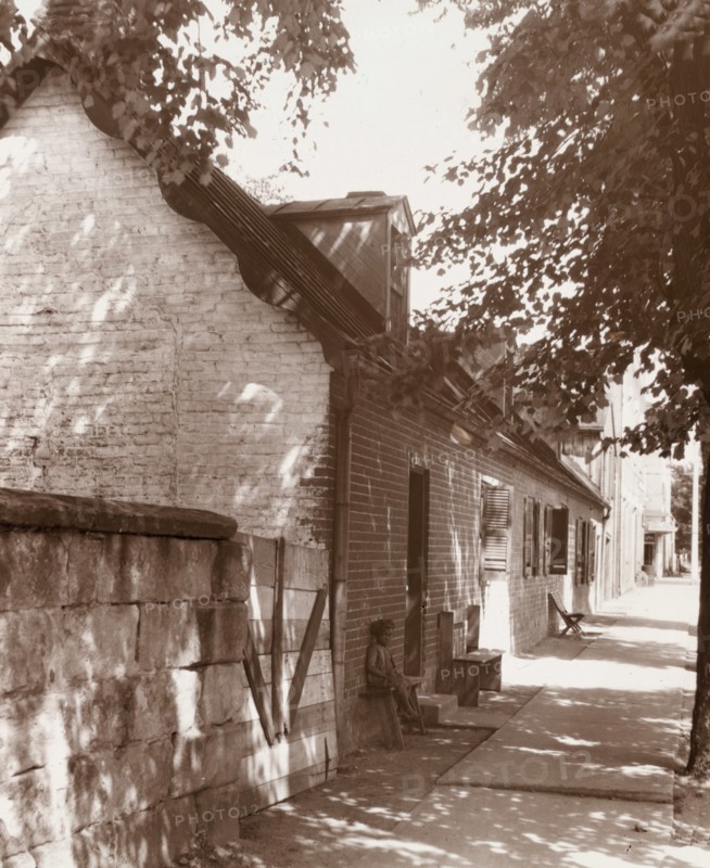 President Monroe's law offices, Charles Street, Fredericksburg, Virginia., between 1927 and 1929. Creator: Frances Benjamin Johnston.