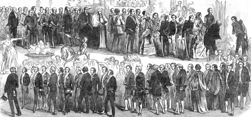 'Procession at the Opening Ceremonial, Crystal Palace, Sydenham, 10th of June, 1854', 1854. Creator: Unknown.