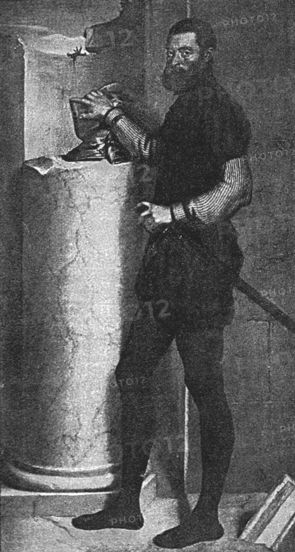 ''The Longford Castle Pictures; Portrait of a Man in Black; after Morone, C.1556', 1890. Creator: Unknown.