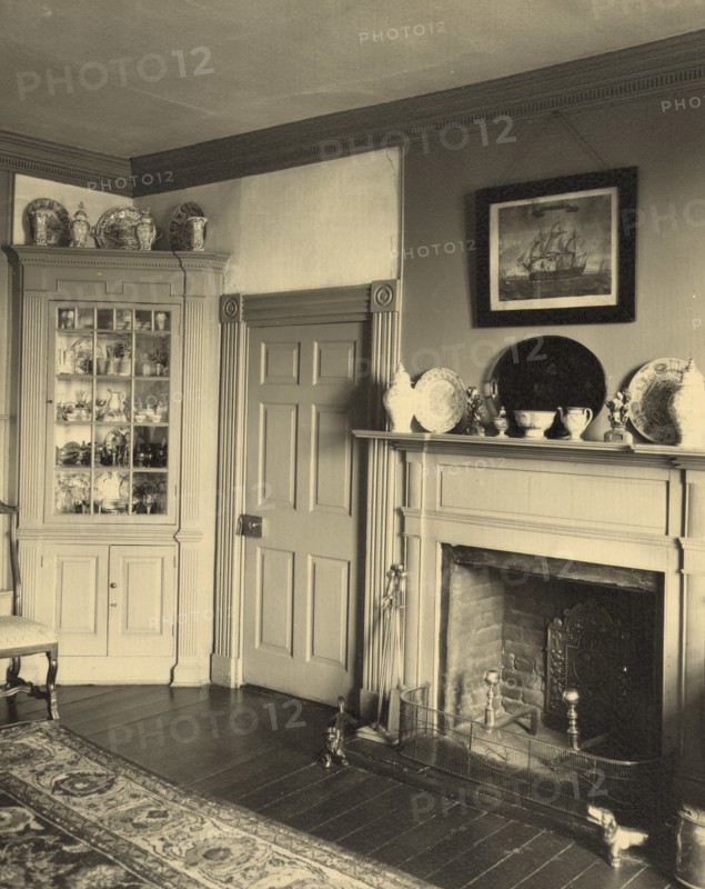 Belmont, dining room mantel, between 1925 and 1929. Creator: Frances Benjamin Johnston.