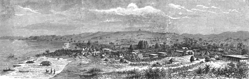 'The Graphic' Stanley Number; Ujiji, Near Lake Tanganyika where Sanley met Livingstone', 1890 Creator: Unknown.