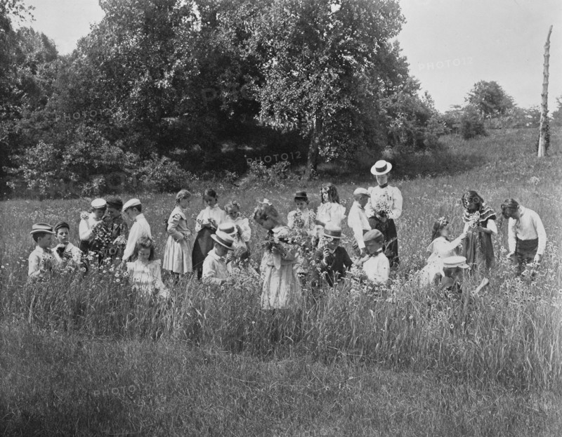 A primary school in the field, 1900. Creator: Frances Benjamin Johnston.