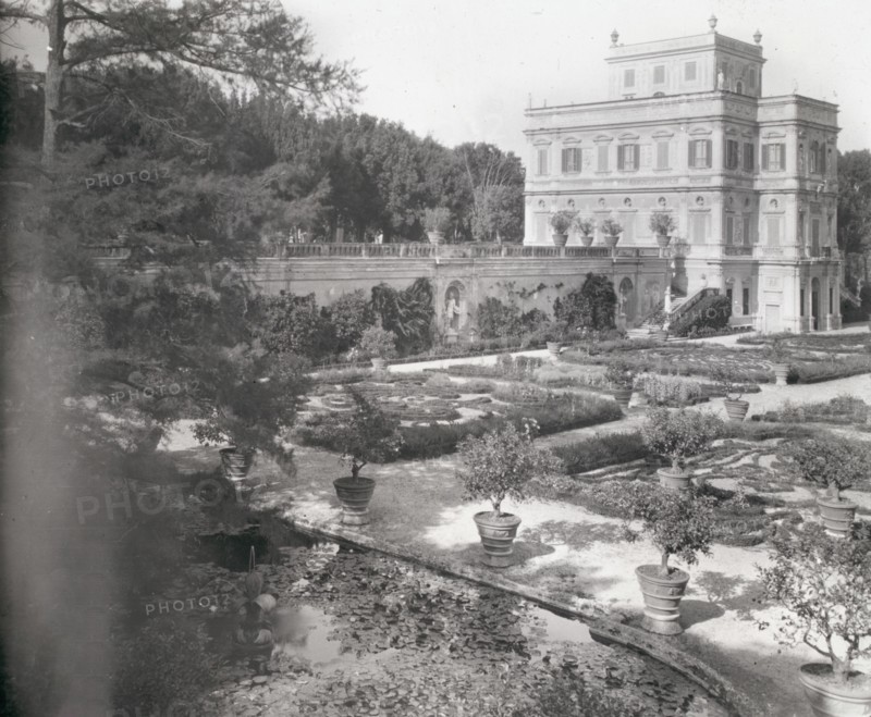 Villa Doria-Pamphili, Monteverde, Rome, Italy, 1925. Creator: Frances Benjamin Johnston.