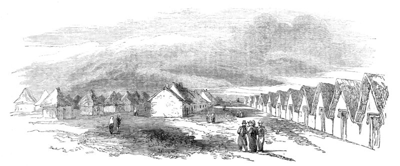 Sketch of a portion of the camp at St. Omer, 1854. Creator: Unknown.