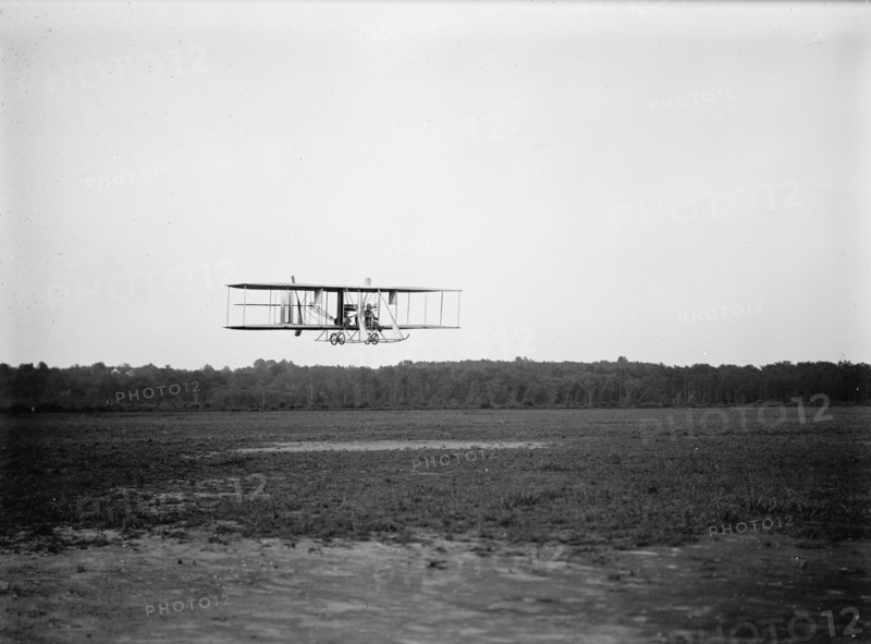 Army Aviation, College Park Aviation Field, 2nd Season - Wright Biplane, Type B..., 1912. Creator: Harris & Ewing.