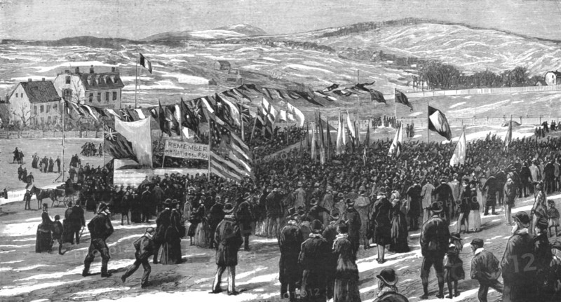 ''The Fisheries Question in NewFoundland, Demonstration against the French Fishing in British Waters Creator: Unknown.