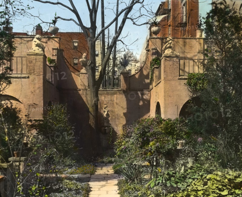 Turtle Bay Gardens, 227-247 East 48 Street and 228-246 East 49th Street, New York, New York, 1920. Creator: Frances Benjamin Johnston.