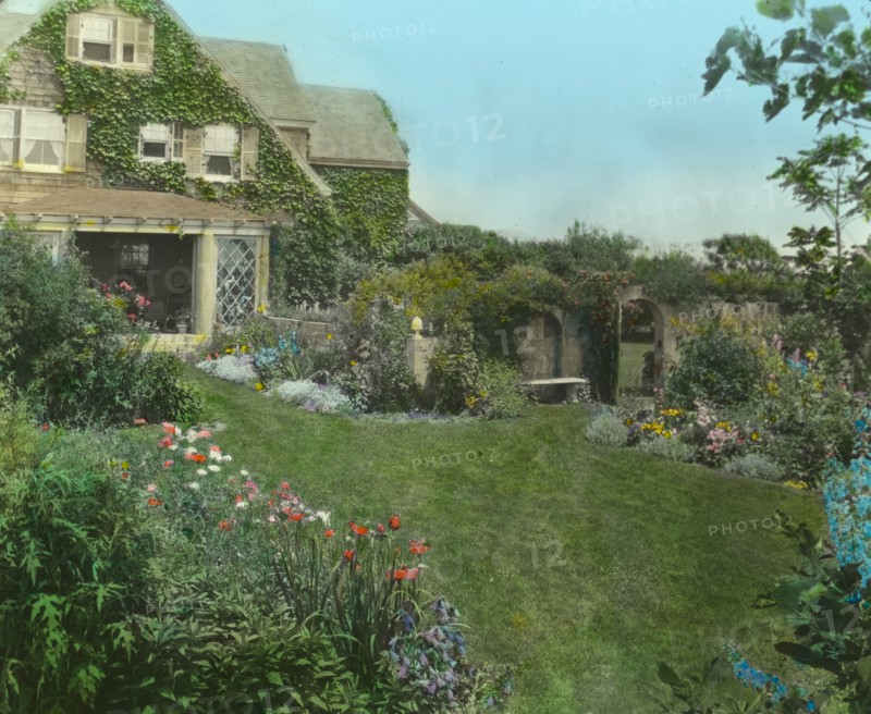 Gray Gardens, Robert Carmer Hill house, Lily Pond Lane, East Hampton, New York, c1916. Creator: Frances Benjamin Johnston.