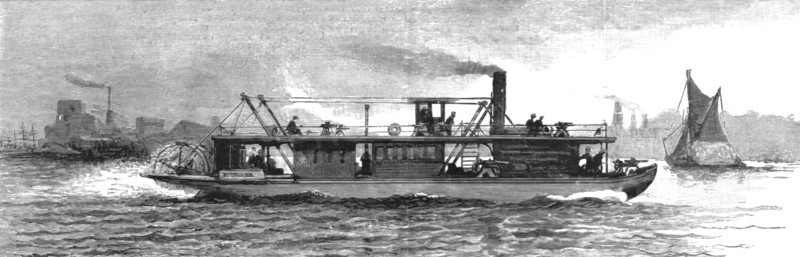 'The British Gunboat 'Mosquito' composed of Floatable Sections, fro service on the Zambesi and Shire Creator: Unknown.