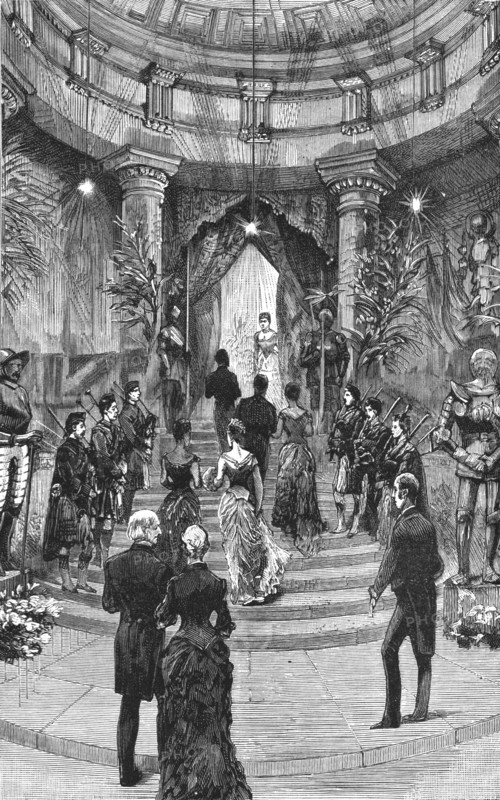'Reception and Ball at Dover House, the official residence of Lord Dalhousie', 1886. Creator: Unknown.