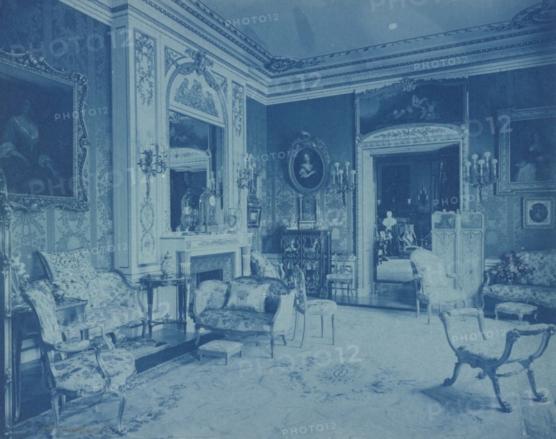 Mary Scott Townsend House, Wash., D.C.: Living room, c1910. Creator: Frances Benjamin Johnston.