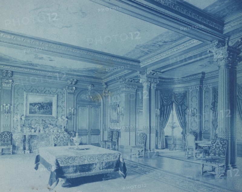 Mary Scott Townsend House, Wash., D.C.: Dining room, c1910. Creator: Frances Benjamin Johnston.