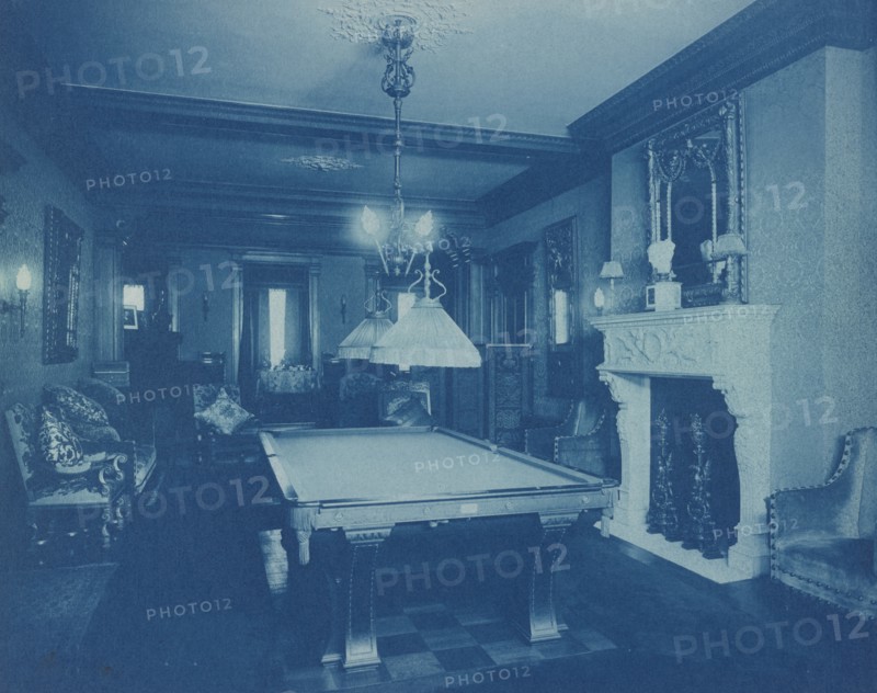 Mary Scott Townsend House, Wash., D.C.: Billiard room, c1910. Creator: Frances Benjamin Johnston.