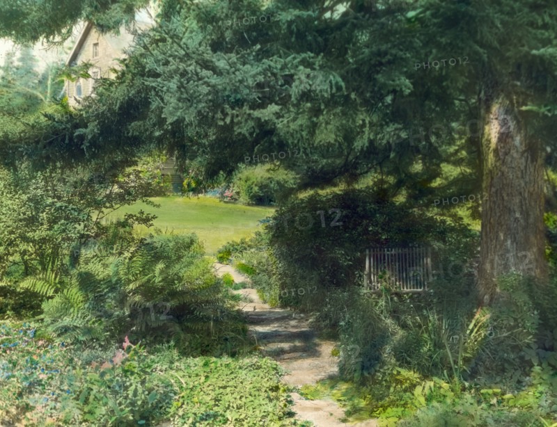 Reef Point, Beatrix Jones Farrand house, Bar Harbor, Maine, 1920. Creator: Frances Benjamin Johnston.