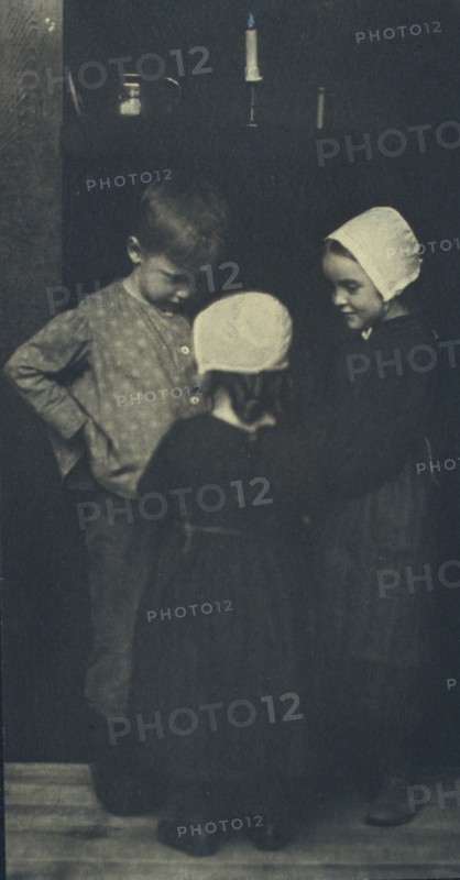 We're going to have warm potatoes!, c1900. Creator: Elizabeth B. Brownell.