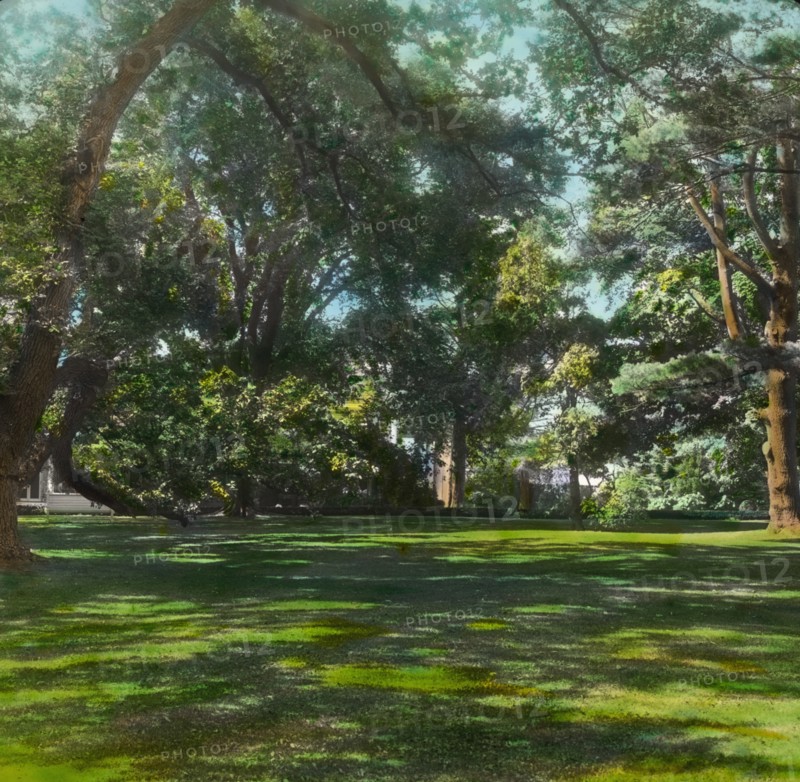 Oakland Farm, Alfred Gwynne Vanderbilt house, East Main Road, Portsmouth, Rhode Island, 1914. Creator: Frances Benjamin Johnston.
