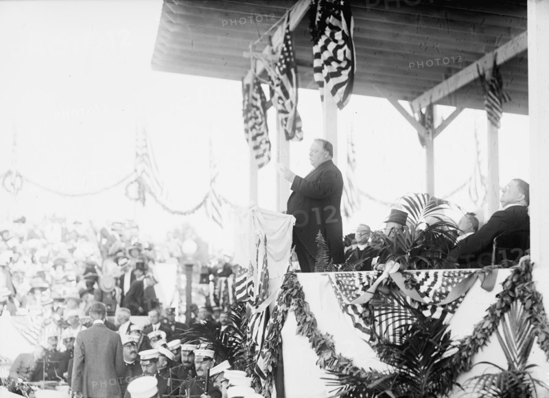 Columbus Memorial - President Taft Speaking, 1912. Creator: Harris & Ewing.