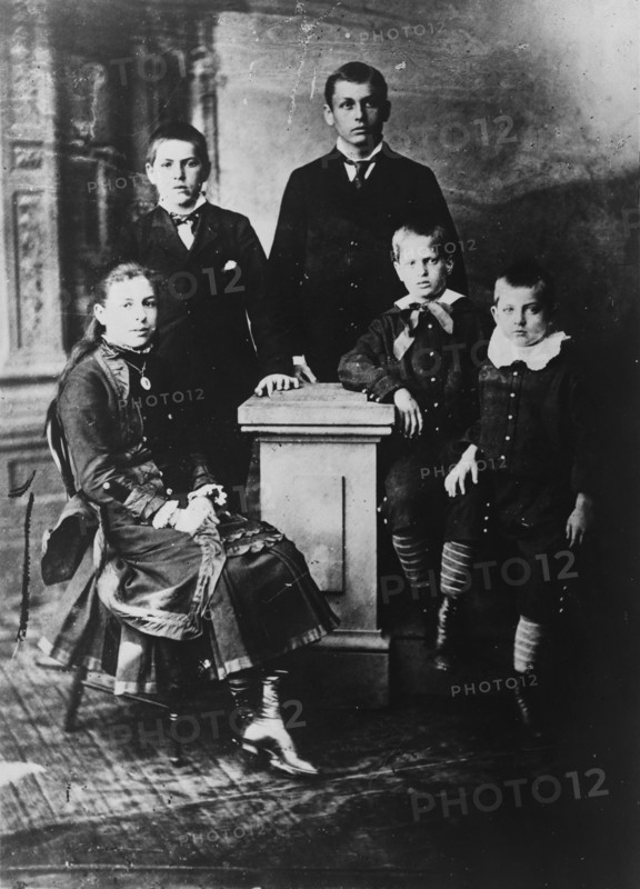 The Garfield children, c1881, printed later?. Creator: Mathew Brady.