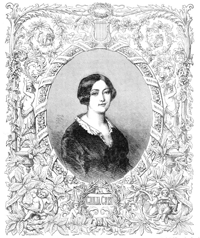 Giulia Grisi, 1854. Creator: Unknown.