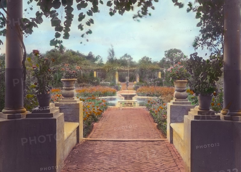 Pre`s Choisis, Albert Herter house, Georgica Pond, East Hampton, New York, 1913. Creator: Frances Benjamin Johnston.