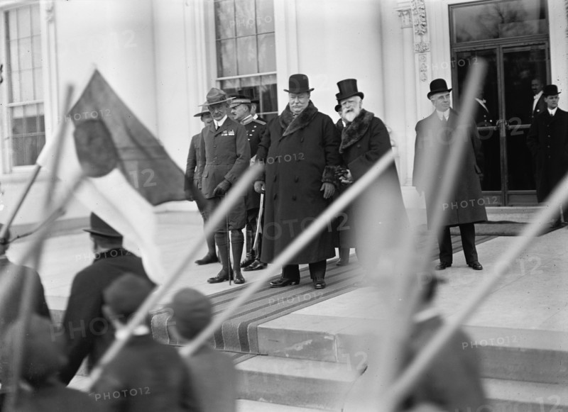 Boy Scouts - Visit of Sir Robert Baden-Powell To D.C. Reviewing Parade..., 1911. Creator: Harris & Ewing.