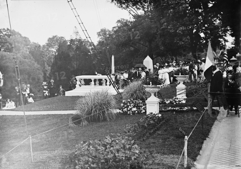 Pierre L'Enfant, Major of France - Dedication of Tomb And Memorial At Arlington, April 28, 1909. Creator: Harris & Ewing.