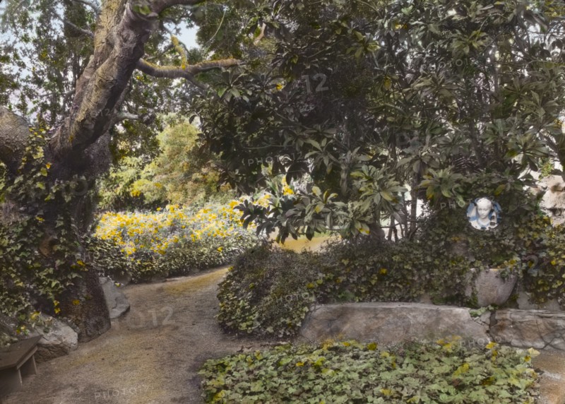 Arcady, George Owen Knapp house, Sycamore Canyon Road, Montecito, California, 1917. Creator: Frances Benjamin Johnston.
